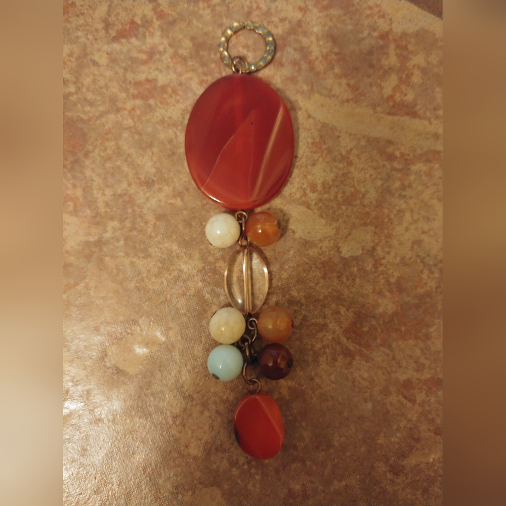 Natural Agate Stone Pendant